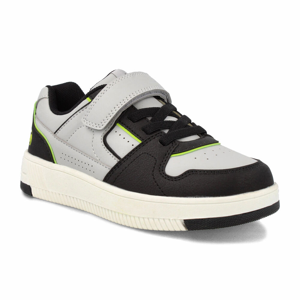Zapatilla Ni&ntilde;o Bubblegummers Arnie Gris Claro - Blanco image number 1.0
